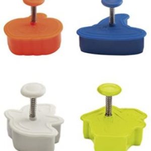 set 4 cortadores expulsores halloween