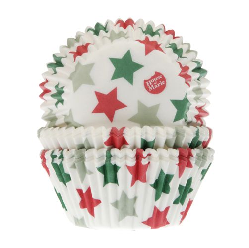 cápsulas cupcakes house of marie navidad christmas estrellas