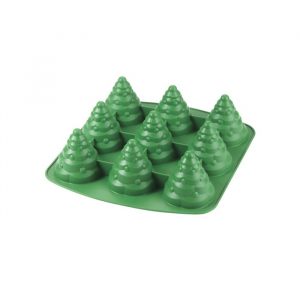 molde silicona árboles de navidad en 3d wilton