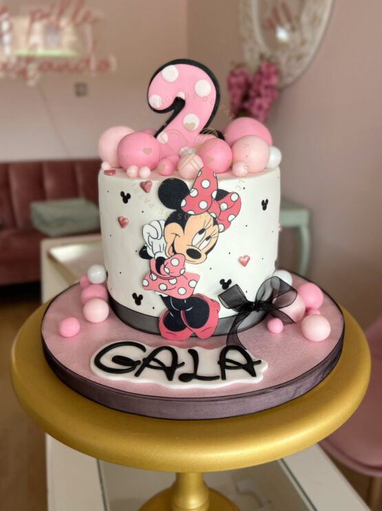 tarta decorada infantil Minnie Mouse