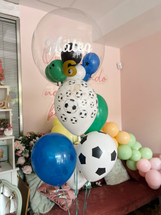 Arreglo de globos fútbol