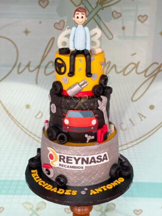 Tarta decorada corporativa Reynasa