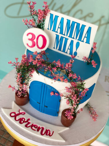 Tarta decorada mama mia!