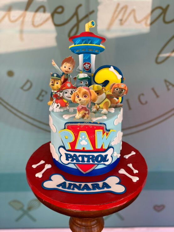 Tarta decorada infantil Patrulla canina