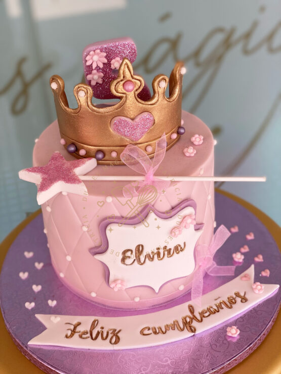 Tarta decorada infantil Princesas
