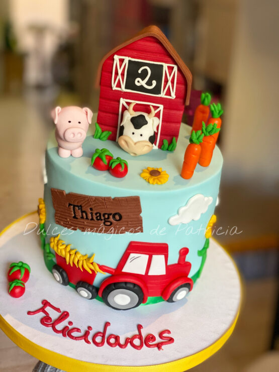 Tarta infantil La granja