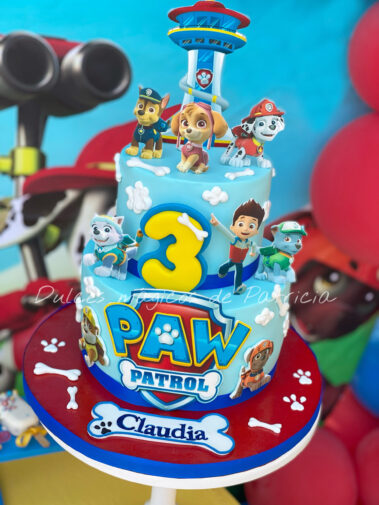 Tarta infantil Patrulla canina