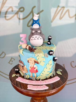 Tarta decorada Totoro