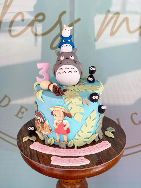 Tarta decorada Totoro