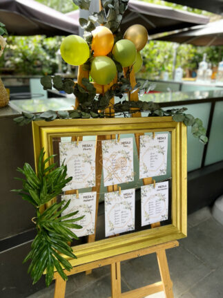 Decoración de espacios, seating plan.