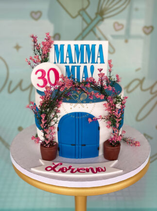 Tarta decorada mama mia!