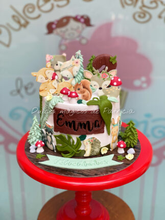 Tarta infantil animalitos del bosque
