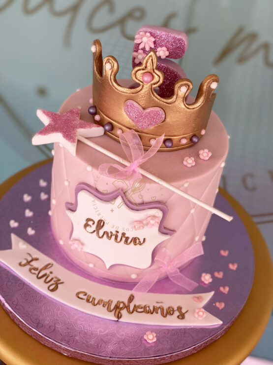 Tarta decorada infantil Princesas