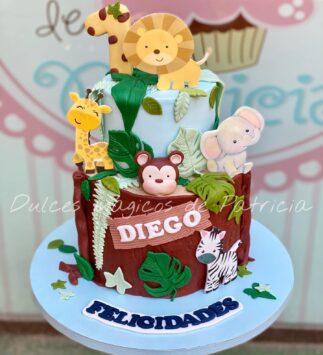 Tarta infantil animalitos