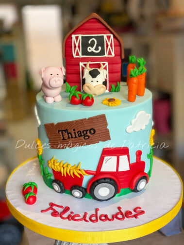 Tarta infantil La granja