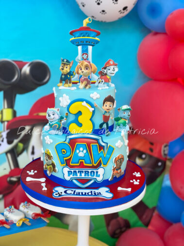 Tarta infantil Patrulla canina