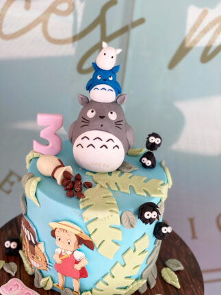 Tarta decorada Totoro