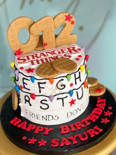 Tarta decorada Stranger Things