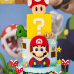 Tarta decorada Mario Bross