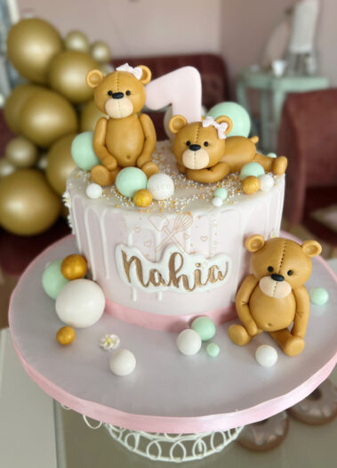 Tarta decorada infantil ositos