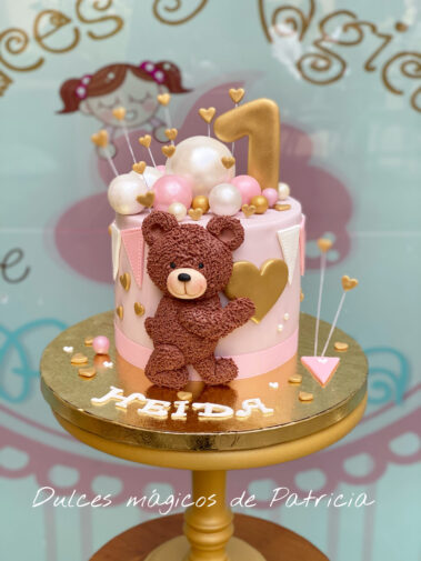 Tarta infantil osito 1 año