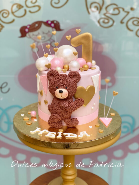 Tarta infantil osito 1 año