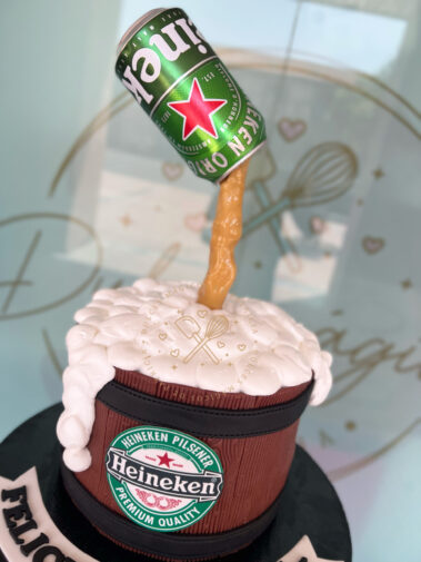 Tarta cerveza Heineken