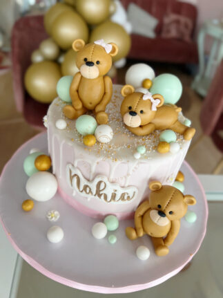 Tarta decorada infantil ositos