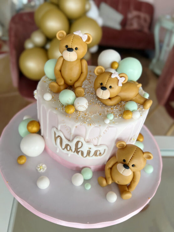 Tarta decorada infantil ositos