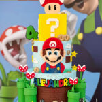 Tarta decorada Mario Bross