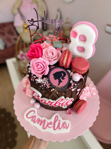 Tarta decorada Barbie