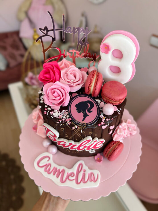 Tarta decorada Barbie