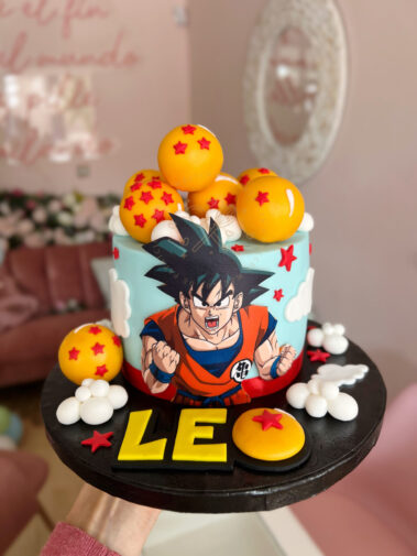 Tarta decorada Goku