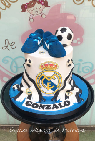 Tarta fútbol Real Madrid