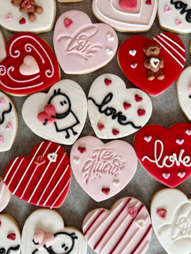 Galletas corporativas en San Valentín