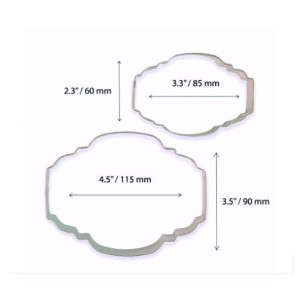 set 2 cortadores placa estilo 2 PME