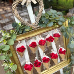 Rincón de pétalos boda