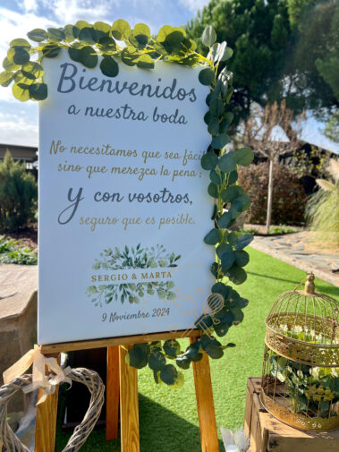 rincón bienvenida boda