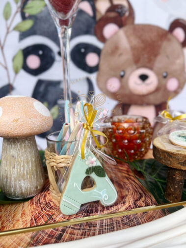 Mesa dulce cumpleaños animalitos del bosque