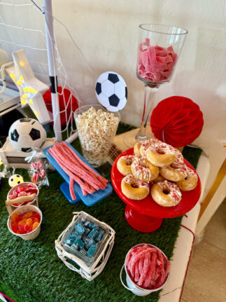 Mesa dulce comunión Atlético de madrid