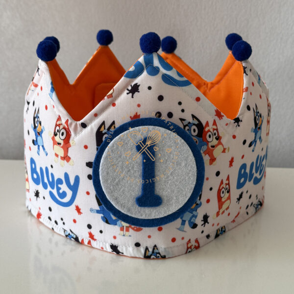 Corona cumpleaños Bluey