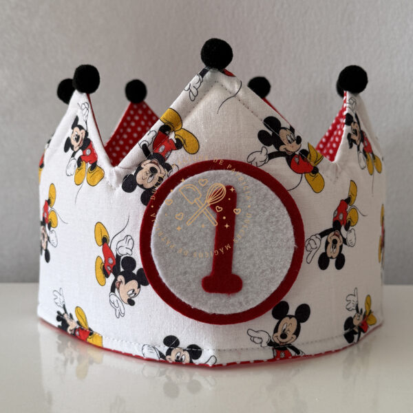 Corona cumpleaños Mickey mouse