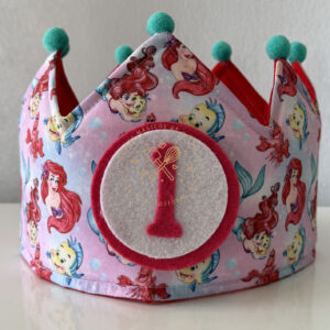 Corona cumpleaños La sirenita