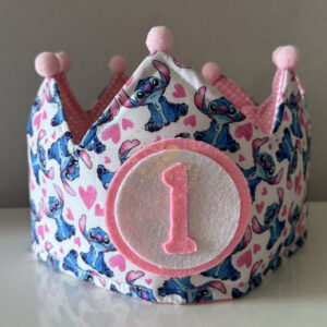 Corona cumpleaños Stich