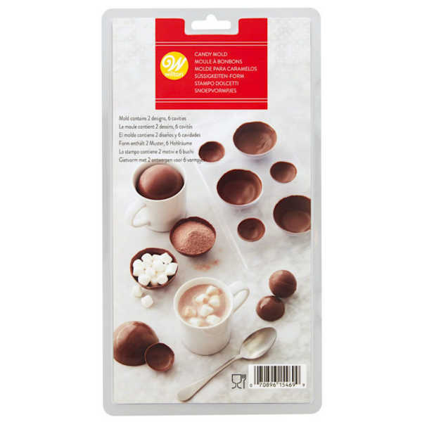 Molde de esferas de chocolate 3D - Wilton