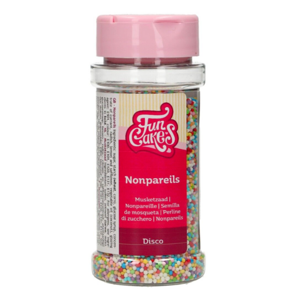 Nonpareils colores disco 80 gr - Funcakes nonpareils