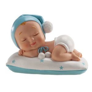 Figura bautizo bebé niño dormido- Dekora