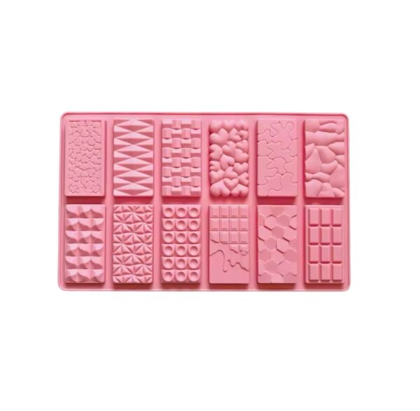 Molde silicona tabletas con textura