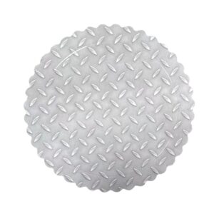 base-ondulada-tarta-chapa-metal-acero