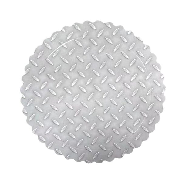 base-ondulada-tarta-chapa-metal-acero